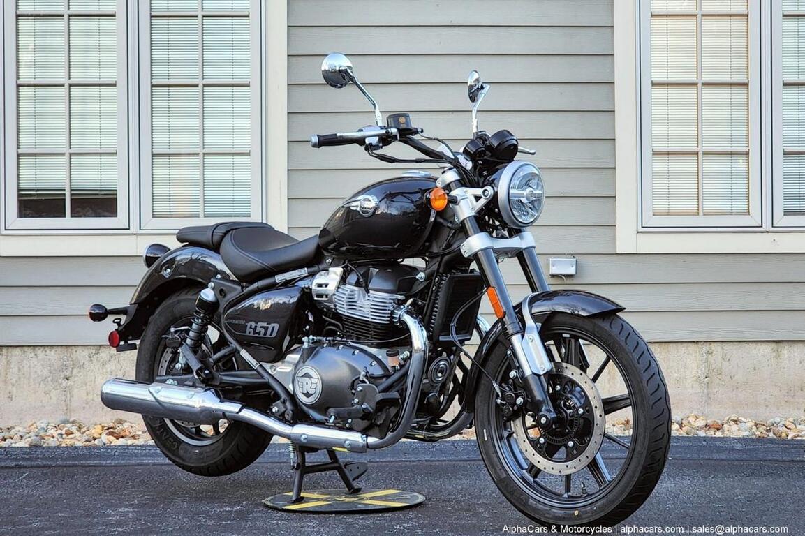 2024 Royal Enfield Super Meteor 650 Astral Black Boston MA
