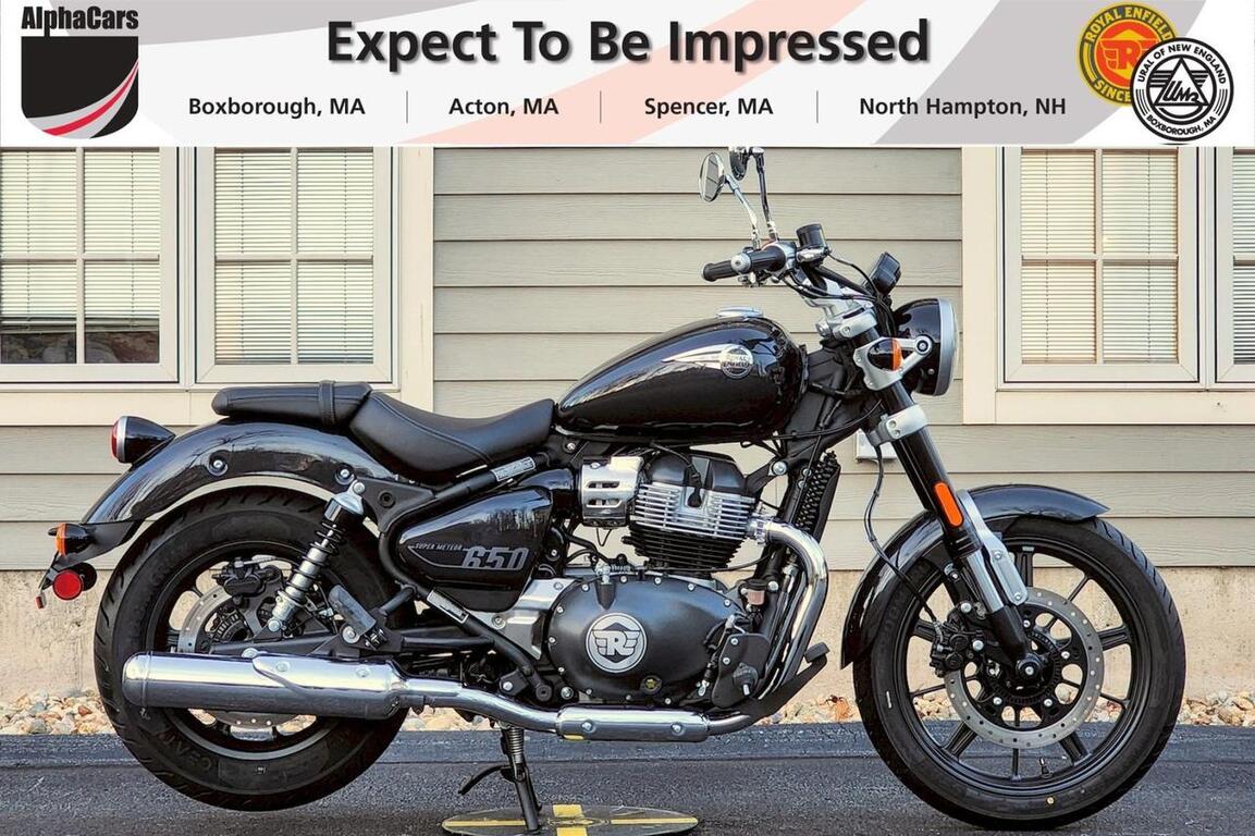 2024 Royal Enfield Super Meteor 650 Astral Black Boston MA