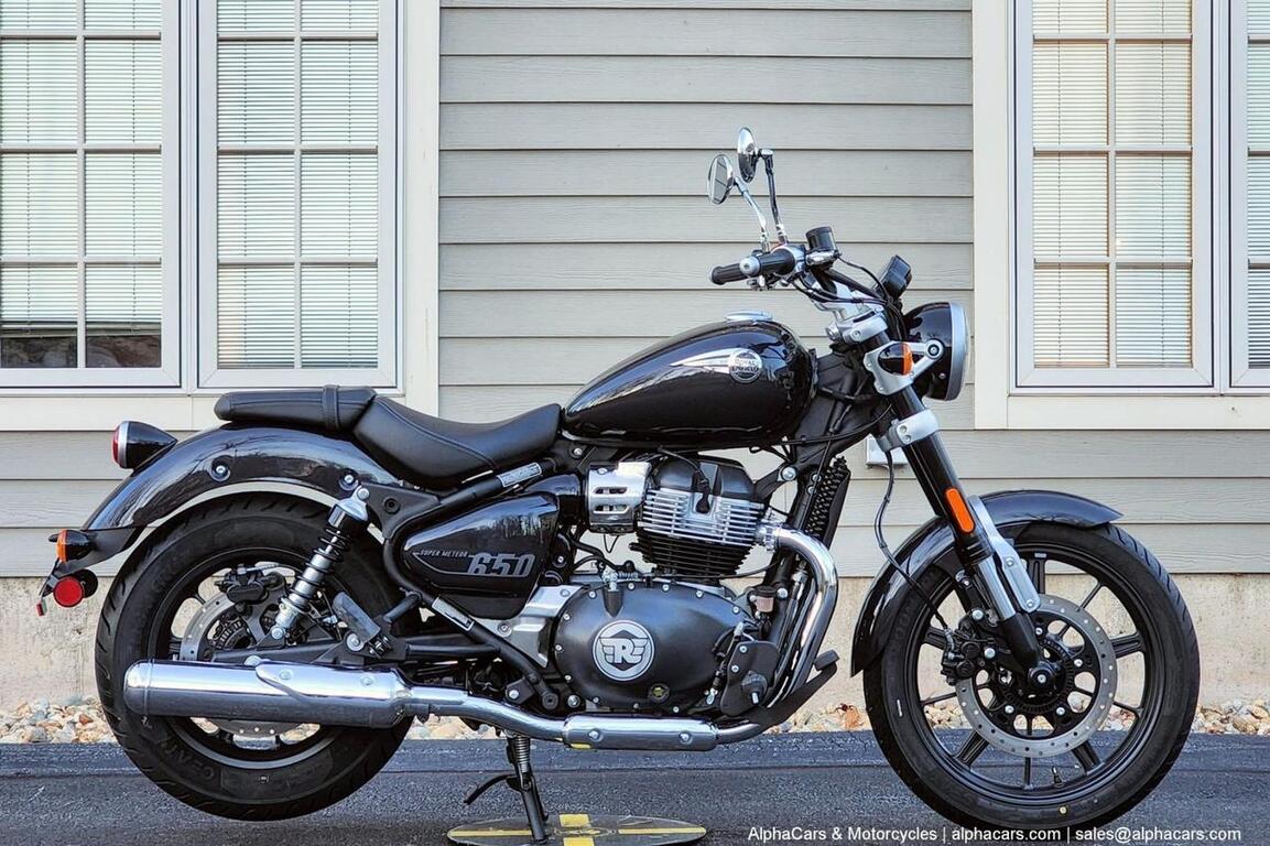 2024 Royal Enfield Super Meteor 650 Astral Black Boston MA