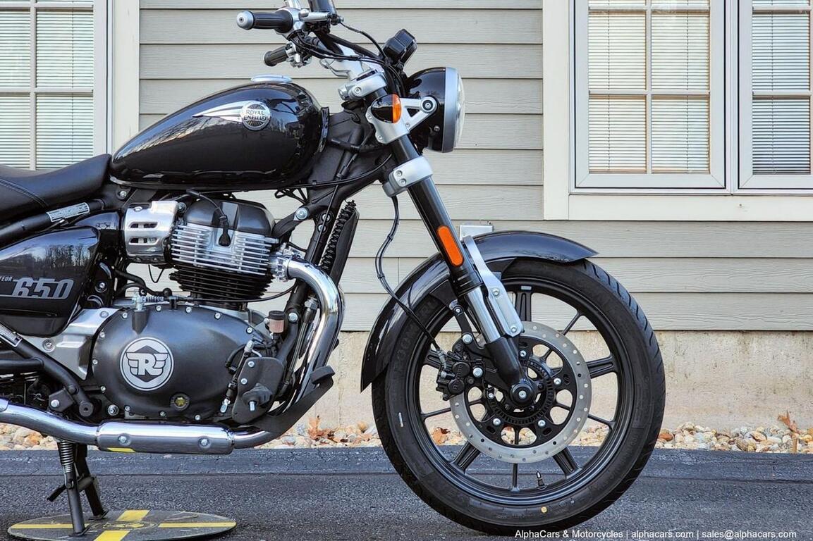 2024 Royal Enfield Super Meteor 650 Astral Black Boston MA