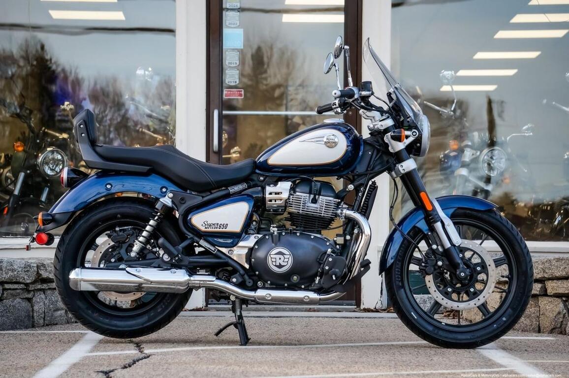 2024 Royal Enfield Super Meteor 650 Celestial Blue Boston MA