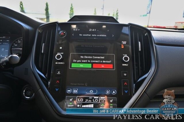 2024 Subaru Ascent Onyx Edition Limited / AWD / Power & Heated Leather Seats / Heated Steering Wheel / NAV / Harmon & Kardon Speakers / Sunroof / Adaptive Cruise / Lane Depart & Blind Spot / Back Up Cam / 1-Owner Anchorage AK