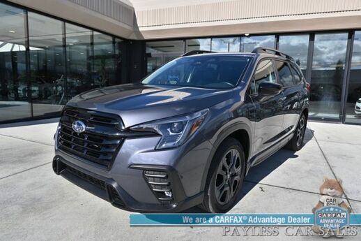 2024 Subaru Ascent Onyx Edition Limited / AWD / Power & Heated Leather Seats / Heated Steering Wheel / NAV / Harmon & Kardon Speakers / Sunroof / Adaptive Cruise / Lane Depart & Blind Spot / Back Up Cam / 1-Owner Anchorage AK