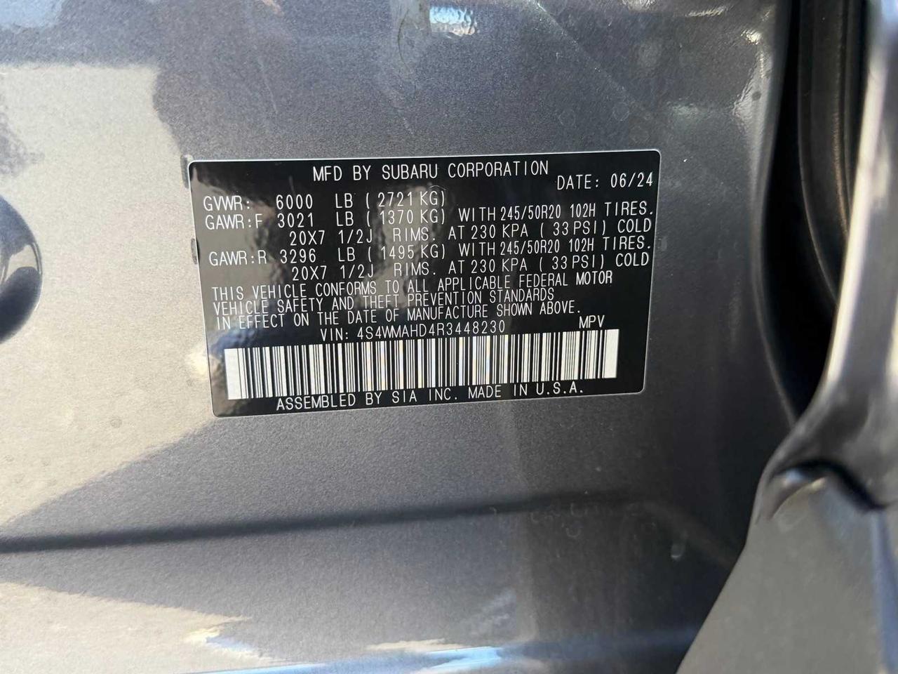 2024 Subaru Ascent Onyx Edition Irving TX