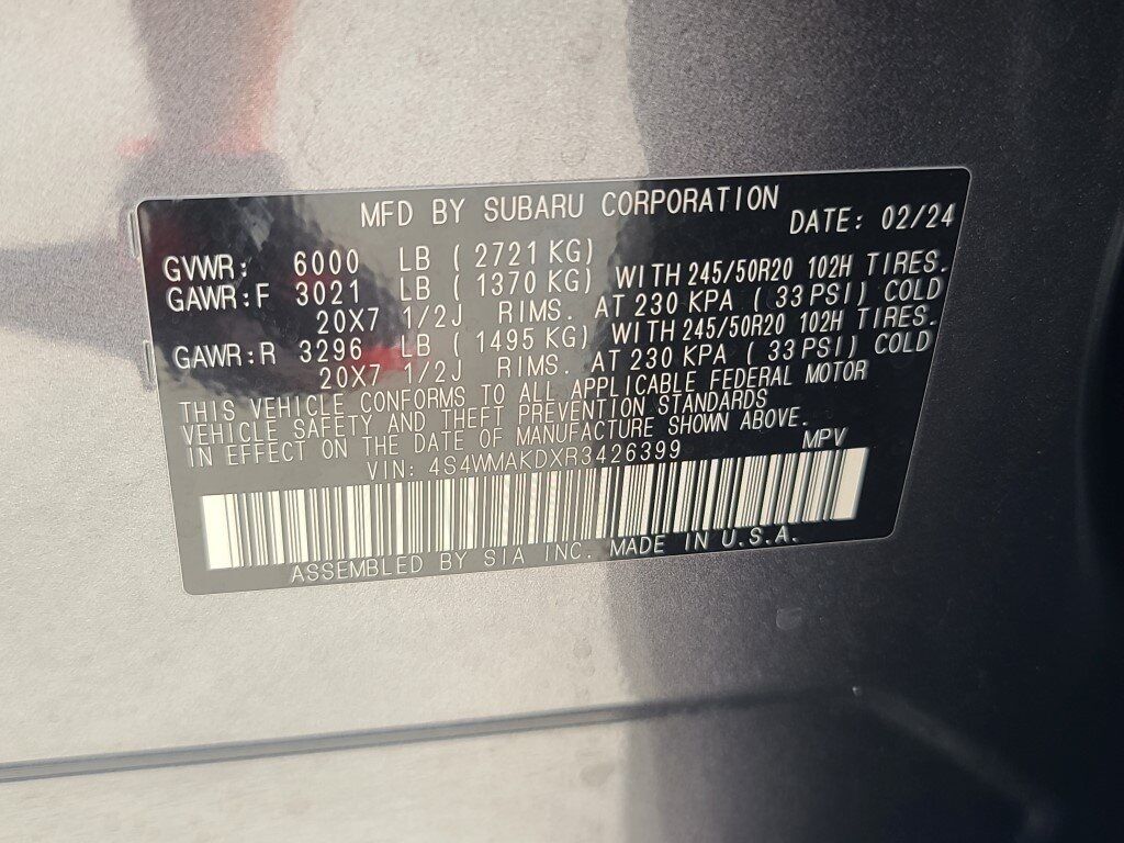 2024 Subaru Ascent Onyx Edition Springfield VA