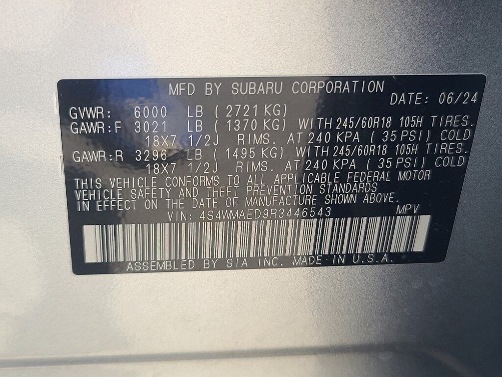 2024 Subaru Ascent Premium Springfield VA