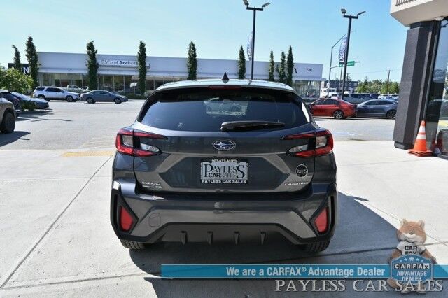 2024 Subaru Crosstrek / AWD / EyeSight Pkg / Adaptive Cruise Control / Lane Departure & Forward Collision Warning / Apple CarPlay & Android Auto / USB Input / Back Up Camera / Alloy Wheels / 34 MPG / 1-Owner Anchorage AK 2024 Subaru Crosstrek / AWD / EyeSight Pkg / Adaptive Cruise Control / Lane Departure & Forward Collision Warning / Apple CarPlay & Android Auto / USB Input / Back Up Camera / Alloy Wheels / 34 MPG / 1-Owner Anchorage AK