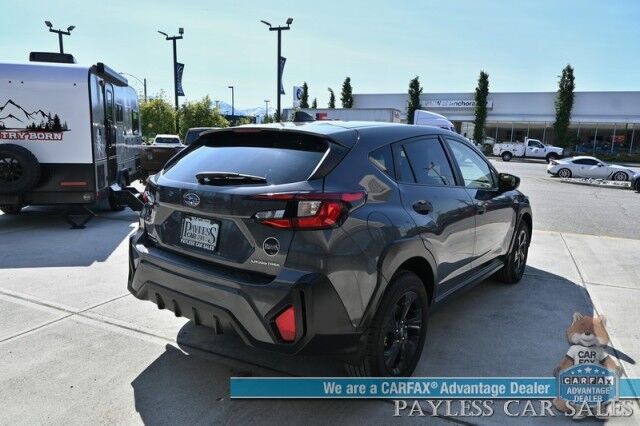 2024 Subaru Crosstrek / AWD / EyeSight Pkg / Adaptive Cruise Control / Lane Departure & Forward Collision Warning / Apple CarPlay & Android Auto / USB Input / Back Up Camera / Alloy Wheels / 34 MPG / 1-Owner Anchorage AK 2024 Subaru Crosstrek / AWD / EyeSight Pkg / Adaptive Cruise Control / Lane Departure & Forward Collision Warning / Apple CarPlay & Android Auto / USB Input / Back Up Camera / Alloy Wheels / 34 MPG / 1-Owner Anchorage AK