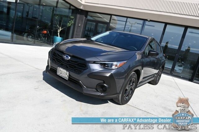 2024 Subaru Crosstrek / AWD / EyeSight Pkg / Adaptive Cruise Control / Lane Departure & Forward Collision Warning / Apple CarPlay & Android Auto / USB Input / Back Up Camera / Alloy Wheels / 34 MPG / 1-Owner Anchorage AK 2024 Subaru Crosstrek / AWD / EyeSight Pkg / Adaptive Cruise Control / Lane Departure & Forward Collision Warning / Apple CarPlay & Android Auto / USB Input / Back Up Camera / Alloy Wheels / 34 MPG / 1-Owner Anchorage AK