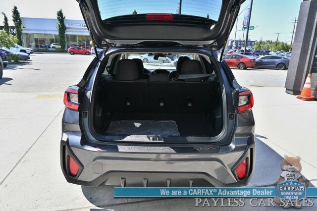 2024 Subaru Crosstrek / AWD / EyeSight Pkg / Adaptive Cruise Control / Lane Departure & Forward Collision Warning / Apple CarPlay & Android Auto / USB Input / Back Up Camera / Alloy Wheels / 34 MPG / 1-Owner Anchorage AK 2024 Subaru Crosstrek / AWD / EyeSight Pkg / Adaptive Cruise Control / Lane Departure & Forward Collision Warning / Apple CarPlay & Android Auto / USB Input / Back Up Camera / Alloy Wheels / 34 MPG / 1-Owner Anchorage AK