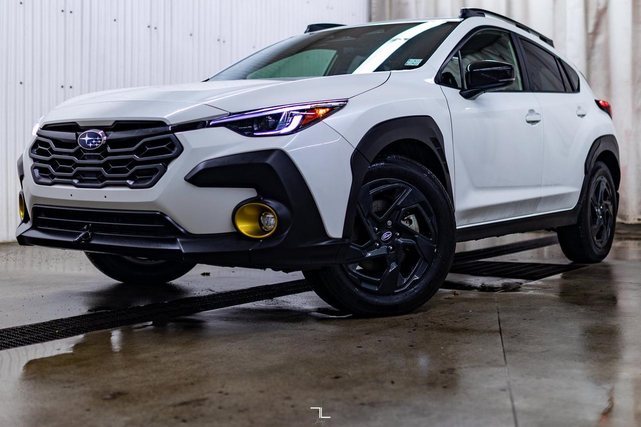 2024 Subaru Crosstrek AWD Onyx Roof BCam Red Deer AB