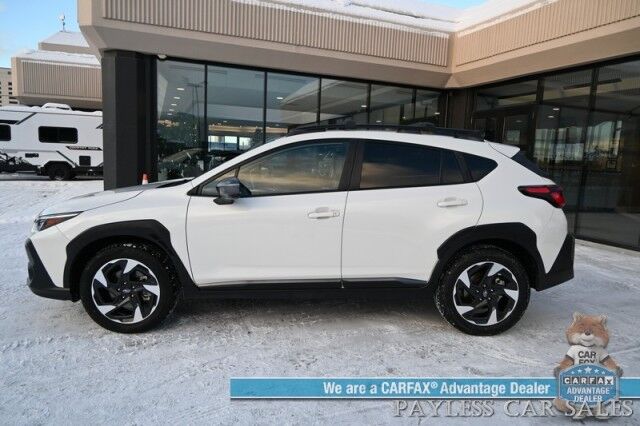 2024 Subaru Crosstrek Limited / AWD / EyeSight Pkg / Power & Heated Leather Seats / Adaptive Cruise Control & Lane Watch Alert / Apple CarPlay & Android Auto / Back Up Camera / Keyless Entry & Start / Block Heater / 1-Owner