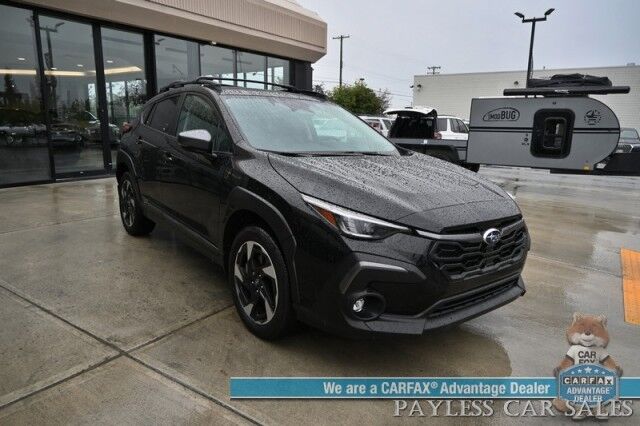 2024 Subaru Crosstrek Limited / AWD / Eyesight Pkg / Power & Heated Leather Seats / Sunroof / Harman Kardon Speakers / Adaptive Cruise & Lane Watch / Apple CarPlay & Android Auto / Back Up Cam / Only 7K Miles / 1-Owner Anchorage AK 2024 Subaru Crosstrek Limited / AWD / Eyesight Pkg / Power & Heated Leather Seats / Sunroof / Harman Kardon Speakers / Adaptive Cruise & Lane Watch / Apple CarPlay & Android Auto / Back Up Cam / Only 7K Miles / 1-Owner Anchorage AK