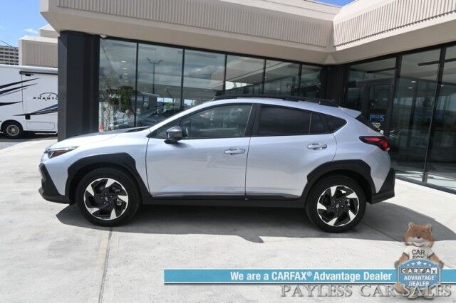 2024 Subaru Crosstrek Limited / AWD / Eyesight Pkg / Power & Heated Leather Seats / Sunroof / Harmon & Kardon Speakers / Adaptive Cruise Control / Lane Departure & Blind Spot Alert / Apple CarPlay & Android Auto / Back Up Camera Anchorage AK