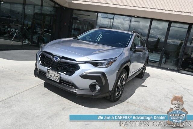 2024 Subaru Crosstrek Limited / AWD / Eyesight Pkg / Power & Heated Leather Seats / Sunroof / Harmon & Kardon Speakers / Adaptive Cruise Control / Lane Departure & Blind Spot Alert / Apple CarPlay & Android Auto / Back Up Camera Anchorage AK