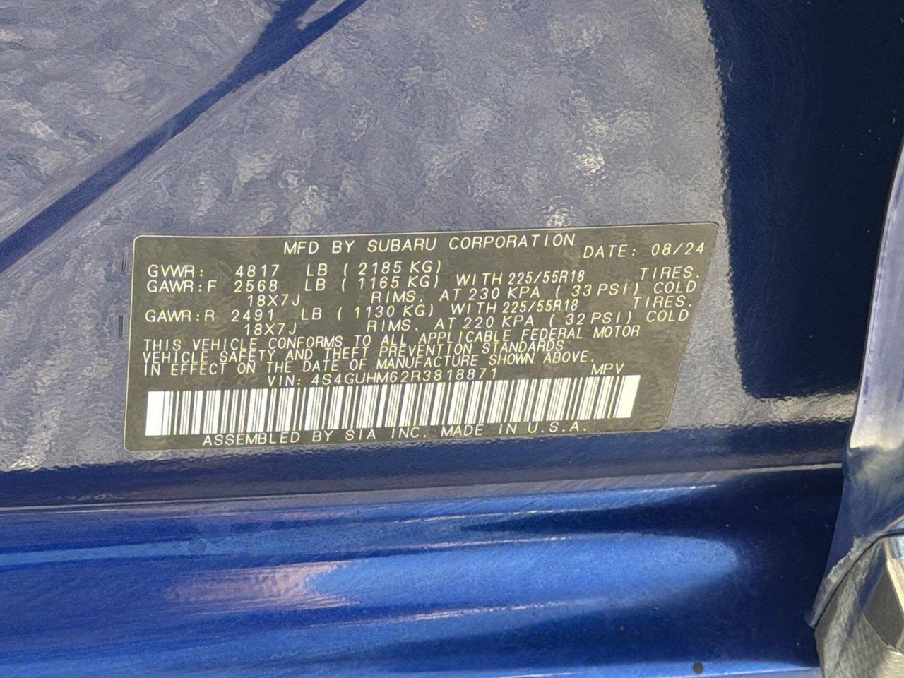 2024 Subaru Crosstrek Limited Hagerstown MD