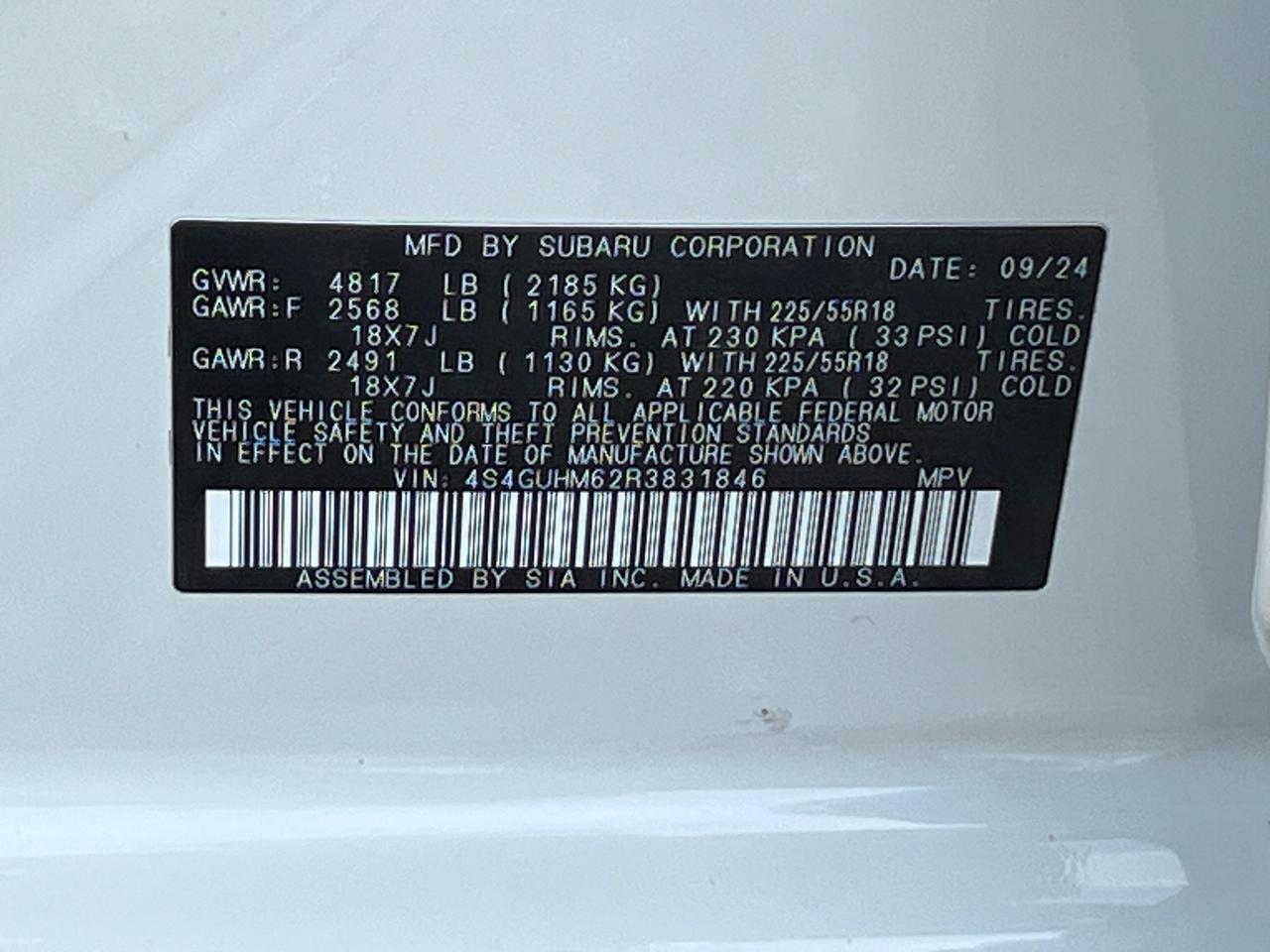 2024 Subaru Crosstrek Limited Hagerstown MD