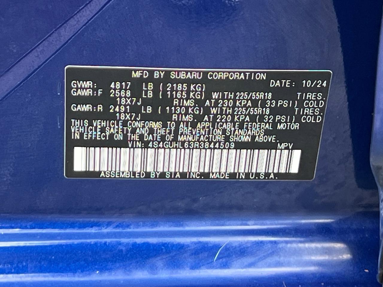 2024 Subaru Crosstrek Limited Hagerstown MD