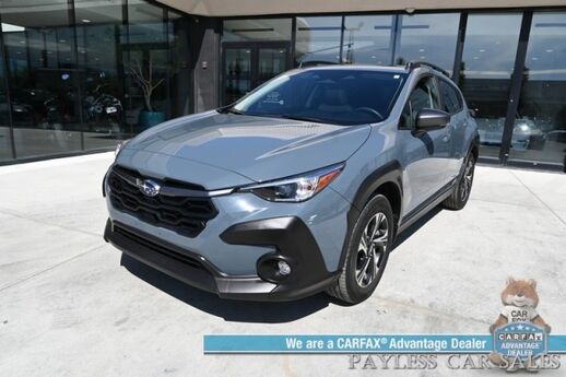 2024 Subaru Crosstrek Premium / AWD / EyeSight Pkg / Power & Heated Leather Seats / Sunroof / Adaptive Cruise Control / Lane Departure & Blind Spot / Apple CarPlay & Android Auto / Back Up Camera / 34 MPG / Tow Pkg Anchorage AK