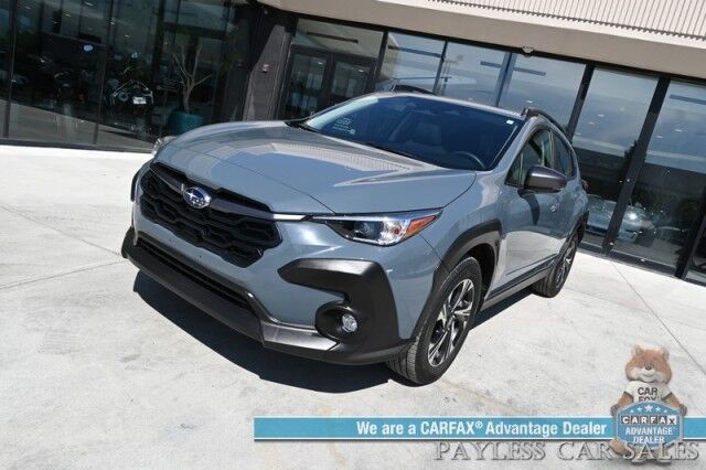 2024 Subaru Crosstrek Premium / AWD / EyeSight Pkg / Power & Heated Leather Seats / Sunroof / Adaptive Cruise Control / Lane Departure & Blind Spot / Apple CarPlay & Android Auto / Back Up Camera / 34 MPG / Tow Pkg Anchorage AK
