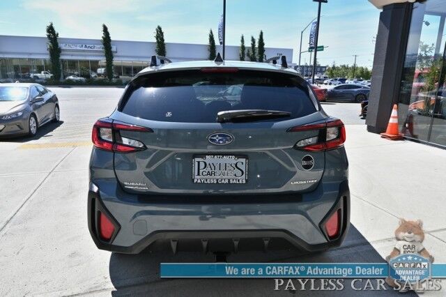 2024 Subaru Crosstrek Premium / AWD / EyeSight Pkg / Power & Heated Leather Seats / Sunroof / Adaptive Cruise Control / Lane Departure & Blind Spot / Apple CarPlay & Android Auto / Back Up Camera / 34 MPG / Tow Pkg Anchorage AK