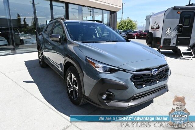 2024 Subaru Crosstrek Premium / AWD / EyeSight Pkg / Power & Heated Leather Seats / Sunroof / Adaptive Cruise Control / Lane Departure & Blind Spot / Apple CarPlay & Android Auto / Back Up Camera / 34 MPG / Tow Pkg Anchorage AK