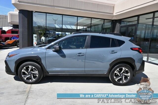2024 Subaru Crosstrek Premium / AWD / EyeSight Pkg / Power & Heated Leather Seats / Sunroof / Adaptive Cruise Control / Lane Departure & Blind Spot / Apple CarPlay & Android Auto / Back Up Camera / 34 MPG / Tow Pkg Anchorage AK