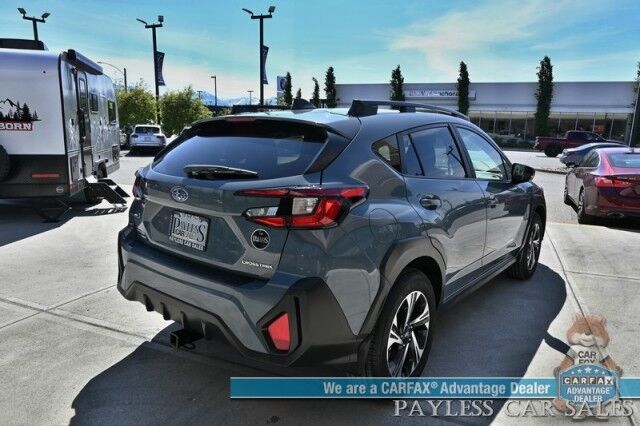 2024 Subaru Crosstrek Premium / AWD / EyeSight Pkg / Power & Heated Leather Seats / Sunroof / Adaptive Cruise Control / Lane Departure & Blind Spot / Apple CarPlay & Android Auto / Back Up Camera / 34 MPG / Tow Pkg Anchorage AK