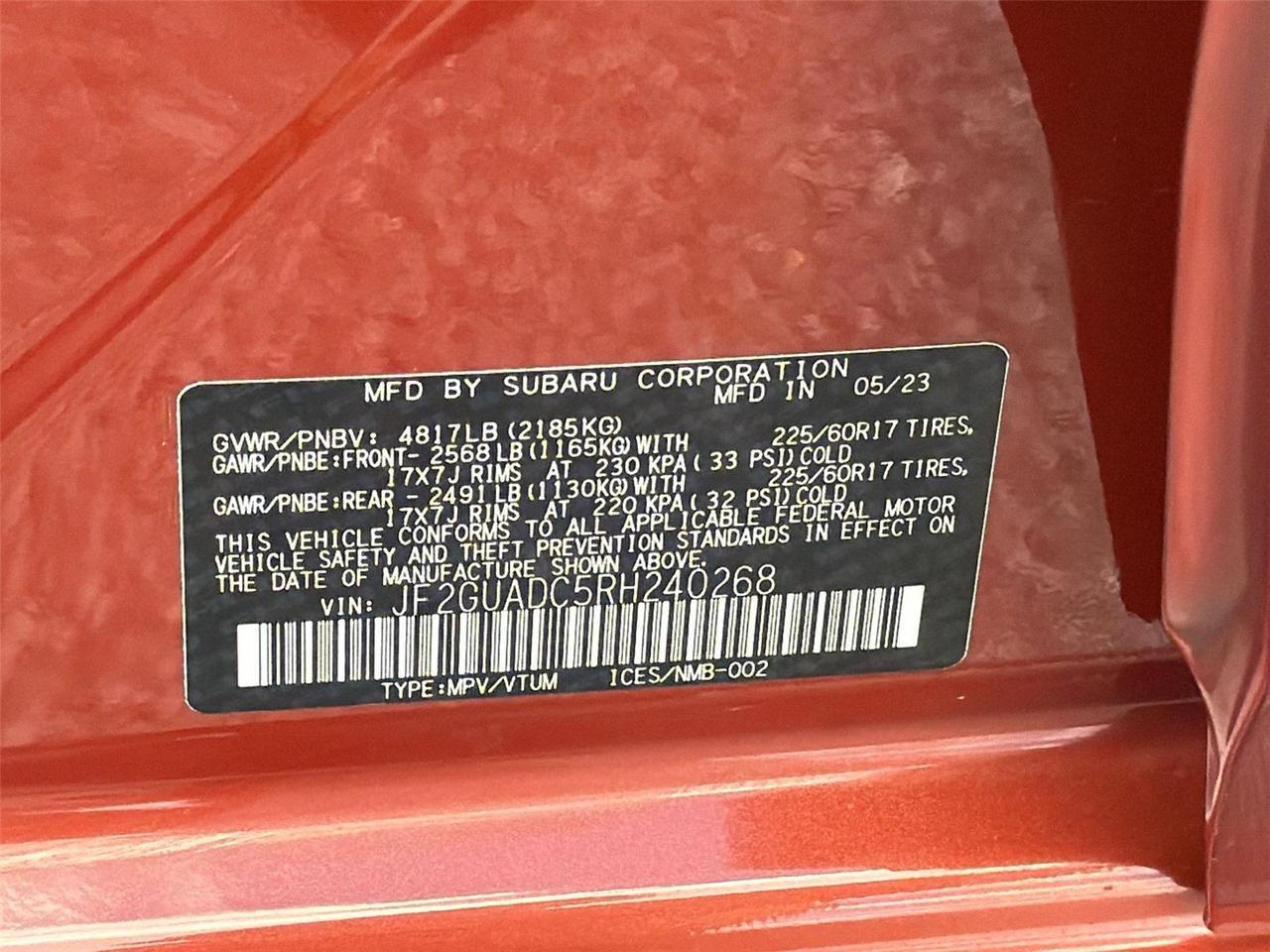 2024 Subaru Crosstrek Premium Hagerstown MD