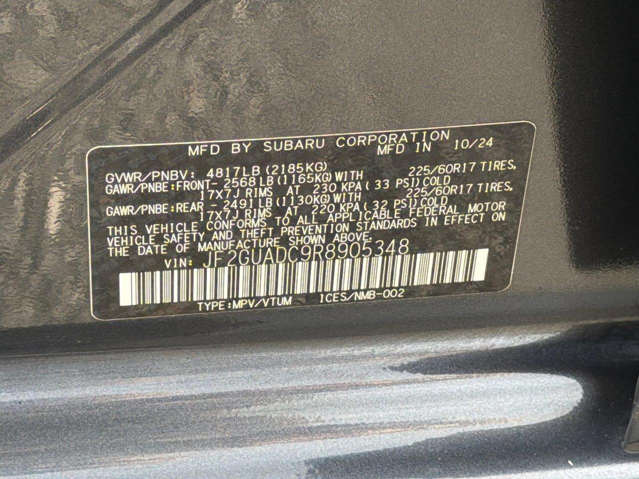 2024 Subaru Crosstrek Premium Hagerstown MD