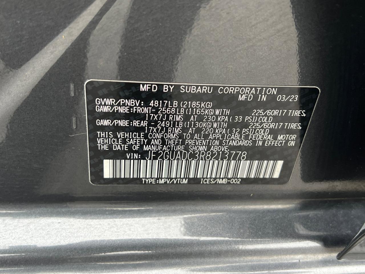 2024 Subaru Crosstrek Premium Hagerstown MD