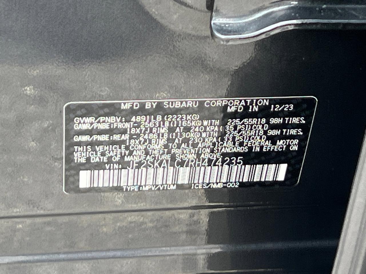 2024 Subaru Forester Limited Hagerstown MD