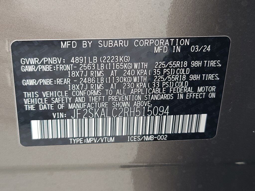 2024 Subaru Forester Limited Springfield VA