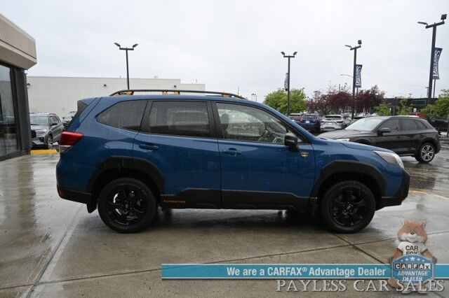 2024 Subaru Forester Wilderness / AWD / Eye Sight Pkg / Power & Heated Leather Seats / NAV / Sunroof / Harman Kardon Speakers / Adaptive Cruise / Blind Spot & Lane Alert / Apple CarPlay & Android Auto / Keyless Entry & Start / 1-Owner Anchorage AK