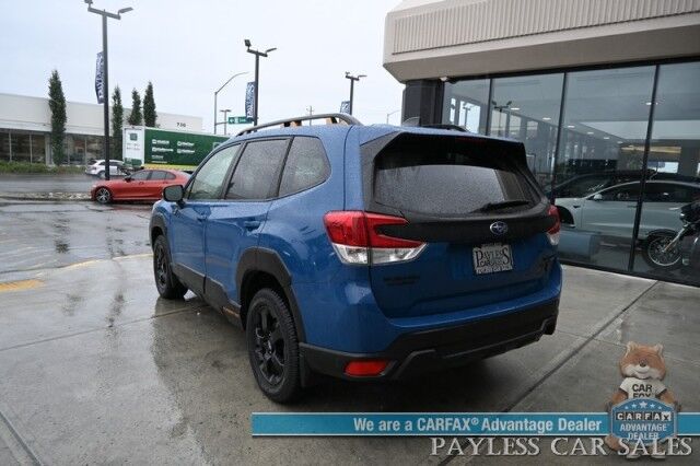 2024 Subaru Forester Wilderness / AWD / Eye Sight Pkg / Power & Heated Leather Seats / NAV / Sunroof / Harman Kardon Speakers / Adaptive Cruise / Blind Spot & Lane Alert / Apple CarPlay & Android Auto / Keyless Entry & Start / 1-Owner Anchorage AK
