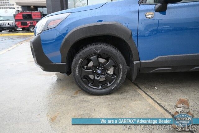 2024 Subaru Forester Wilderness / AWD / Eye Sight Pkg / Power & Heated Leather Seats / NAV / Sunroof / Harman Kardon Speakers / Adaptive Cruise / Blind Spot & Lane Alert / Apple CarPlay & Android Auto / Keyless Entry & Start / 1-Owner Anchorage AK