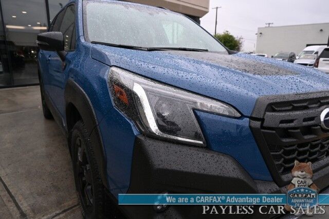 2024 Subaru Forester Wilderness / AWD / Eye Sight Pkg / Power & Heated Leather Seats / NAV / Sunroof / Harman Kardon Speakers / Adaptive Cruise / Blind Spot & Lane Alert / Apple CarPlay & Android Auto / Keyless Entry & Start / 1-Owner Anchorage AK