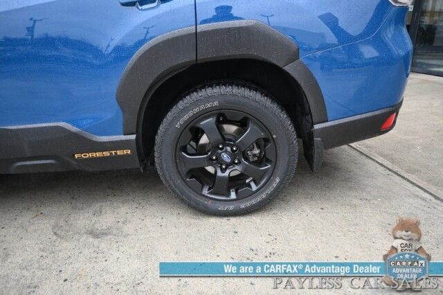 2024 Subaru Forester Wilderness / AWD / Eye Sight Pkg / Power & Heated Leather Seats / NAV / Sunroof / Harman Kardon Speakers / Adaptive Cruise / Blind Spot & Lane Alert / Apple CarPlay & Android Auto / Keyless Entry & Start / 1-Owner Anchorage AK