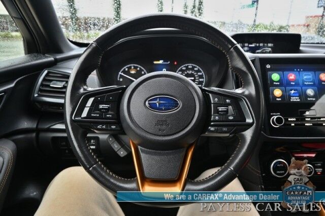 2024 Subaru Forester Wilderness / AWD / Eye Sight Pkg / Power & Heated Leather Seats / NAV / Sunroof / Harman Kardon Speakers / Adaptive Cruise / Blind Spot & Lane Alert / Apple CarPlay & Android Auto / Keyless Entry & Start / 1-Owner Anchorage AK