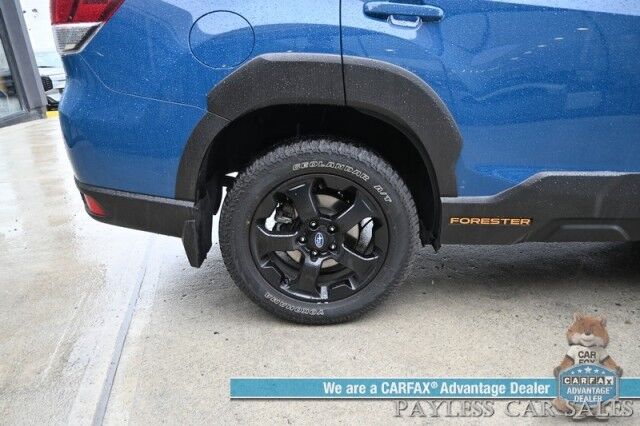 2024 Subaru Forester Wilderness / AWD / Eye Sight Pkg / Power & Heated Leather Seats / NAV / Sunroof / Harman Kardon Speakers / Adaptive Cruise / Blind Spot & Lane Alert / Apple CarPlay & Android Auto / Keyless Entry & Start / 1-Owner Anchorage AK