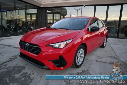 2024 Subaru Impreza Hatchback / AWD / Cloth Seats / Apple CarPlay & Android Auto / Back Up Camera / Adaptive Cruise Contol / Aux & USB Jacks / Alloy Wheels / 34 MPG / Low Miles / 1-Owner Anchorage AK
