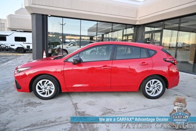 2024 Subaru Impreza Hatchback / AWD / Cloth Seats / Apple CarPlay & Android Auto / Back Up Camera / Adaptive Cruise Contol / Aux & USB Jacks / Alloy Wheels / 34 MPG / Low Miles / 1-Owner Anchorage AK