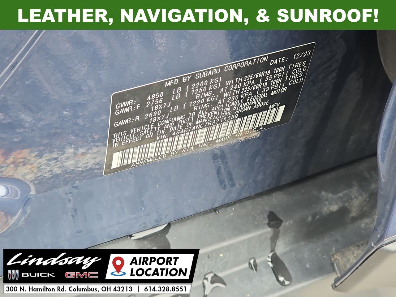 2024 Subaru Outback Limited Columbus OH