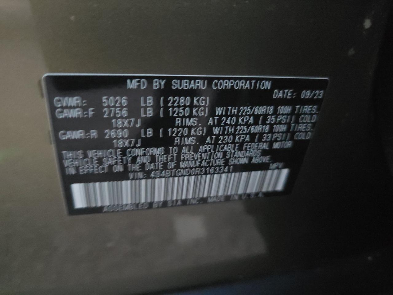 2024 Subaru Outback Limited XT Knoxville TN