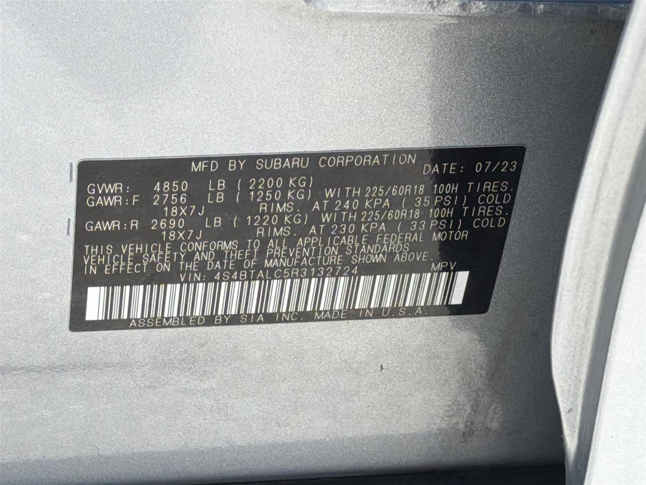 2024 Subaru Outback Onyx Edition Hagerstown MD