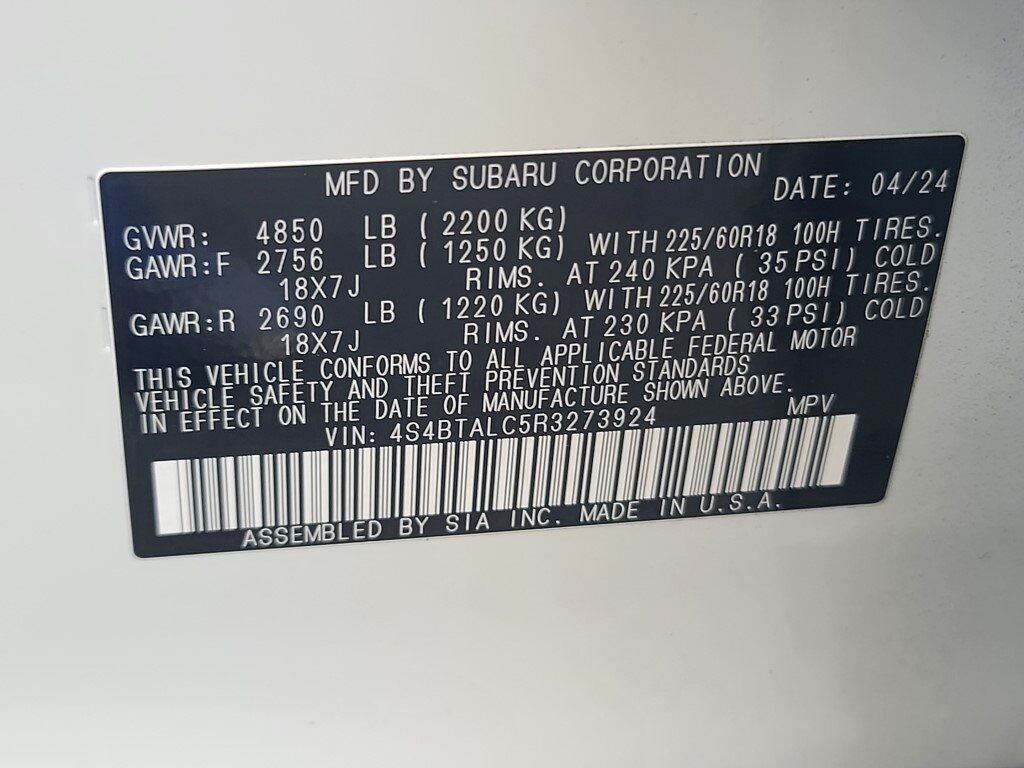 2024 Subaru Outback Onyx Edition Springfield VA
