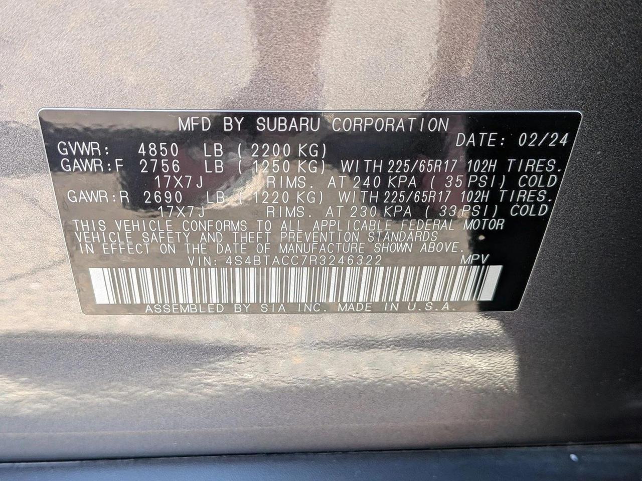 2024 Subaru Outback Premium Roseville CA