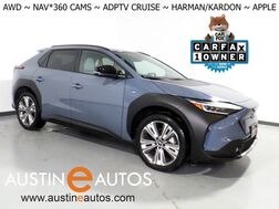 2024_Subaru_Solterra Limited AWD_*NAVIGATION, ADAPTIVE CRUISE, SAFETY ALERTS, 360 VIEW CAMERAS, COLOR TOUCHSCREEN, HEATED SEATS/STEERING, HARMAN/KARDON, WIRELESS CHARGING, ANDROID & APPLE_ Round Rock TX