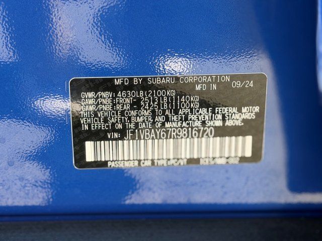 2024 Subaru WRX TR Springfield VA