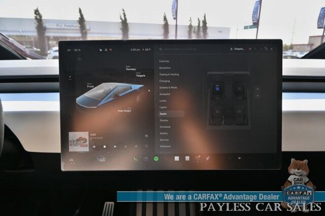 2024 Tesla Cybertruck Foundation Series / AWD / 600 HP / Full Self Driving Included / Heated & Cooled Leather Seats / Heated Steering Wheel / Navigation / Adaptive Air Suspension / 324 Mile Range / Tow Pkg / 1-Owner Anchorage AK 2024 Tesla Cybertruck Foundation Series / AWD / 600 HP / Full Self Driving Included / Heated & Cooled Leather Seats / Heated Steering Wheel / Navigation / Adaptive Air Suspension / 324 Mile Range / Tow Pkg / 1-Owner Anchorage AK